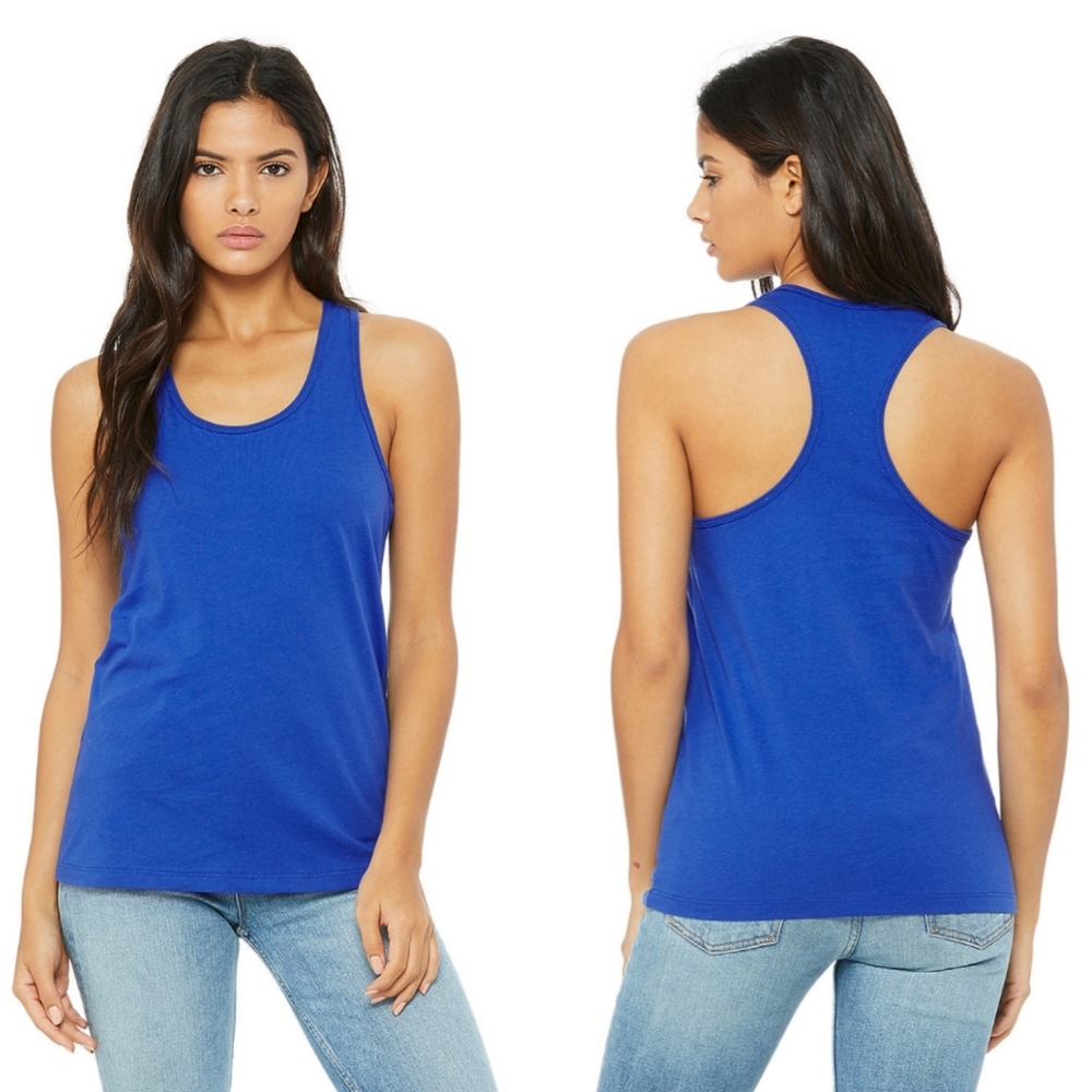 New Royal Blue Racerback Tank